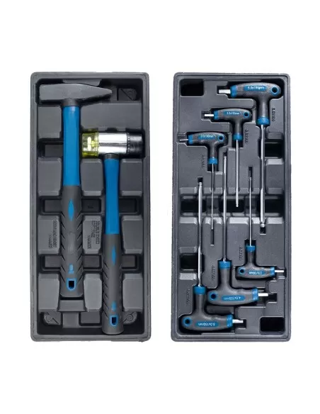 Carrello porta attrezzi per officina con utensili 70pz Scheppach tw1100