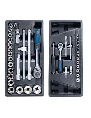 Carrello porta attrezzi per officina con utensili 70pz Scheppach tw1100