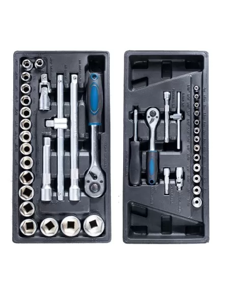 Carrello porta attrezzi per officina con utensili 70pz Scheppach tw1100