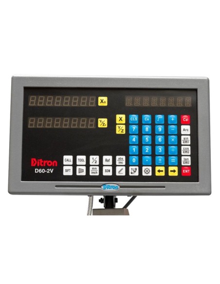 Tornio parallelo da ferro metallo con visualizzatore holzmann ed1000ndig 400v
