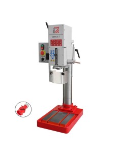 1 - Trapano a colonna con ingranaggi fresa holzmann gbm25t 400v