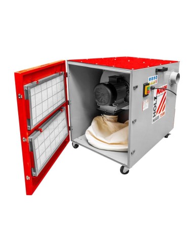 Aspiratore polvere metalli trucioli metallici Holzmann mabs1500 400v