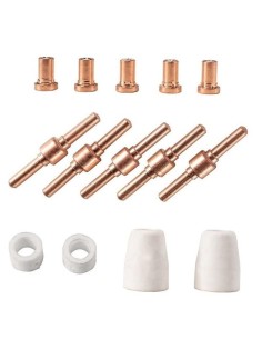Set di accessori 14 pz ugelli elettrodi per taglierina al plasma plc40 Scheppach