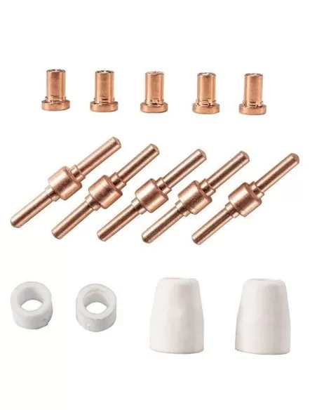 1 - Set di accessori 14 pz ugelli elettrodi per taglierina al plasma plc40 Scheppach 1 - Set di accessori 14 pz ugelli elettrodi per taglierina al plasma plc40 Scheppach