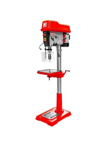 Trapano a colonna con trasmissione a cinghia 230v holzmann sb163vh