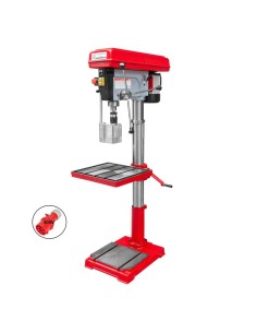 Trapano a colonna con trasmissione a cinghia 400v holzmann sb4132lr