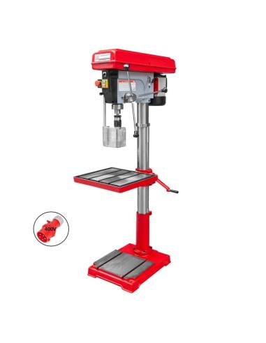 Trapano a colonna con trasmissione a cinghia 400v holzmann sb4132lr