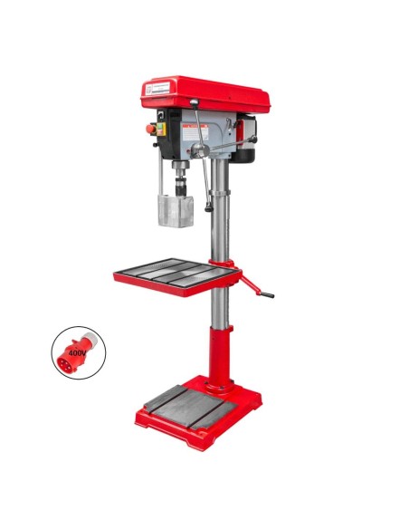 Trapano a colonna con trasmissione a cinghia 400v holzmann sb4132lr