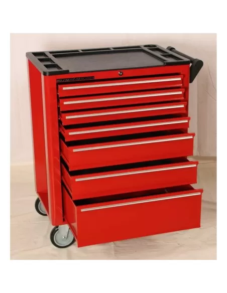 2 - Carrello cassettiera porta utensili attrezzi officina holzmann ww690l