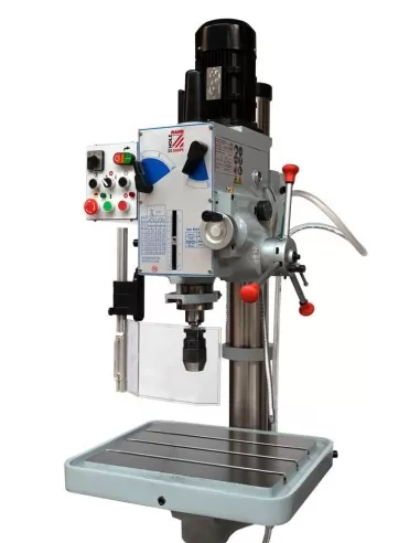 2 - Trapano a colonna con ingranaggi holzmann zs50aps 400v