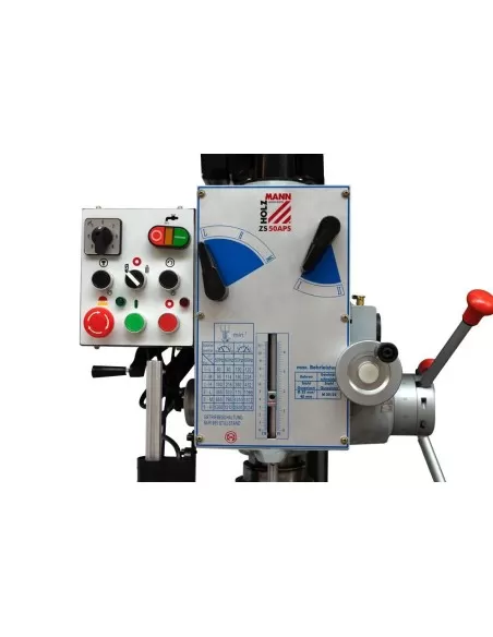 3 - Trapano a colonna con ingranaggi holzmann zs50aps 400v