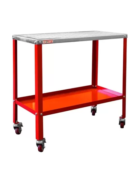 1 - Carrello tavolo per saldatura saldare con ruote holzmann st915f