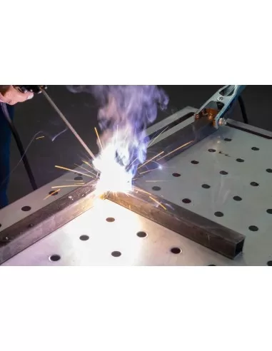 3 - Carrello tavolo per saldatura saldare con ruote holzmann st915f