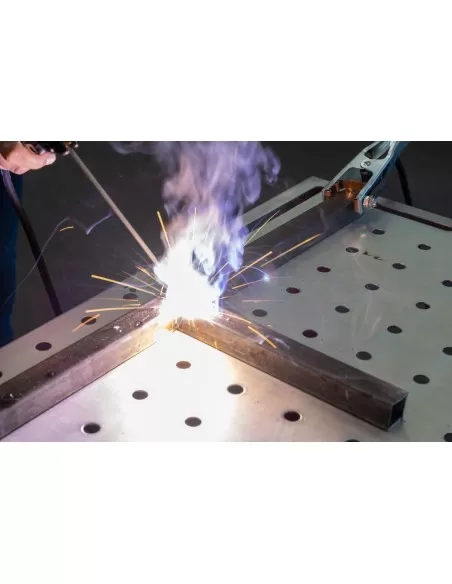 3 - Carrello tavolo per saldatura saldare con ruote holzmann st915f