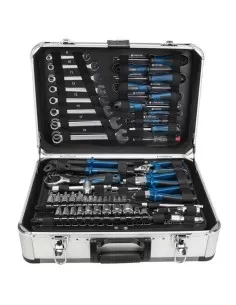 Valigia porta utensili con set di chiavi e inserti 101pz Scheppach tb150