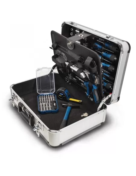 4 - Valigia porta utensili con set di chiavi e inserti 101pz Scheppach tb150 4 - Valigia porta utensili con set di chiavi e inserti 101pz Scheppach tb150