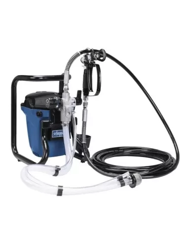 6 - Spruzzatore vernice airless 750w pistola spruzzo verniciatura Scheppach acs3000