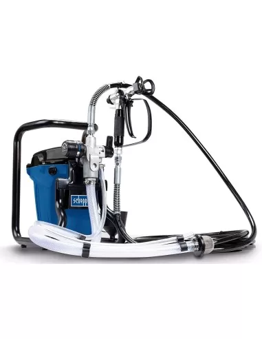 7 - Spruzzatore vernice airless 750w pistola spruzzo verniciatura Scheppach acs3000