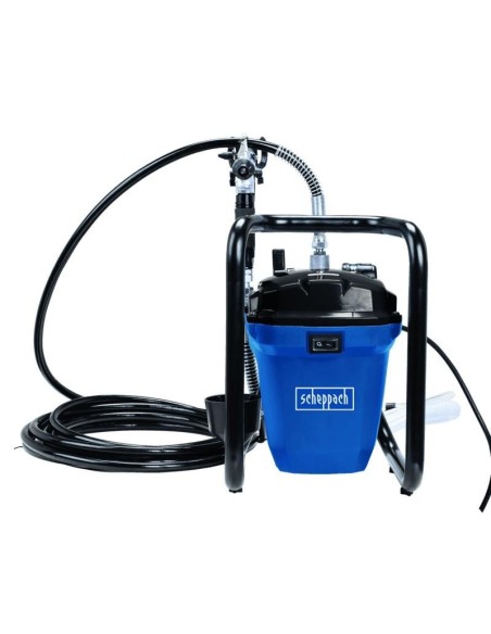 Spruzzatore vernice airless 750w pistola spruzzo verniciatura Scheppach acs3000