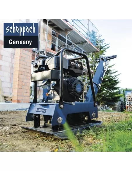 2 - Piastra vibrante a scoppio Scheppach hp3000s 30.5kN 6.5hp 270cc 158kg