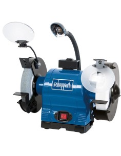 Smerigliatrice da banco Scheppach bg200al da 8" ø200 550w con doppio disco