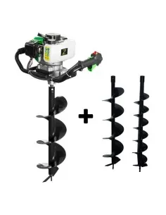 1 - Trivella mototrivella a scoppio 51,7cc con eliche 100 150 200 mm Zipper zi-elb70