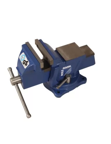 1 - Morsa da banco girevole 100 mm in ghisa incudine holzmann wbs100n