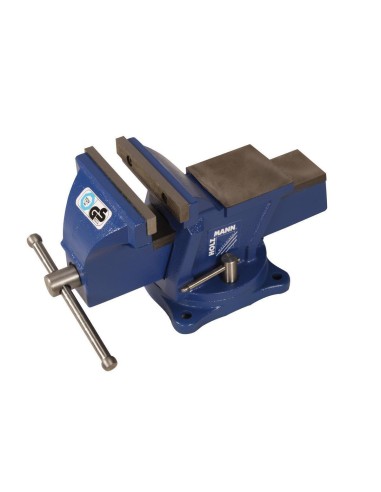 1 - Morsa da banco girevole 125 mm in ghisa incudine holzmann wbs125n