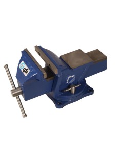 1 - Morsa da banco girevole 150 mm in ghisa incudine holzmann wbs150n