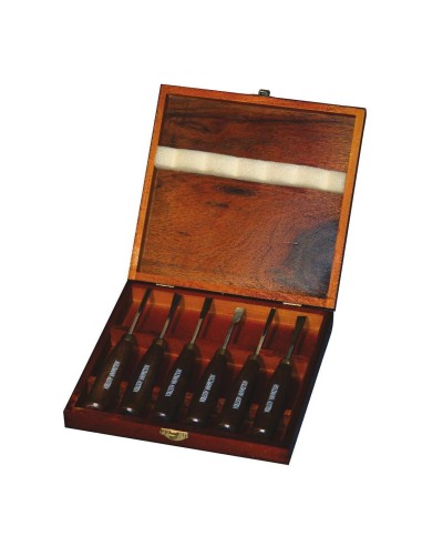 Set 6 pz sgorbie per intaglio legno holzmann sch6tlg