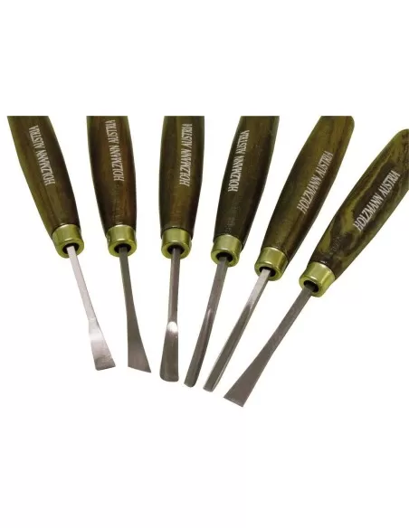 2 - Set 6 pz sgorbie per intaglio legno holzmann sch6tlg