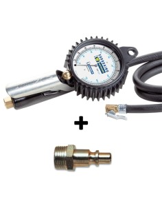 Pistola gonfiaggio wonder by MICHELIN bar psi manometro pneumatici gomme + raccordo ri4101
