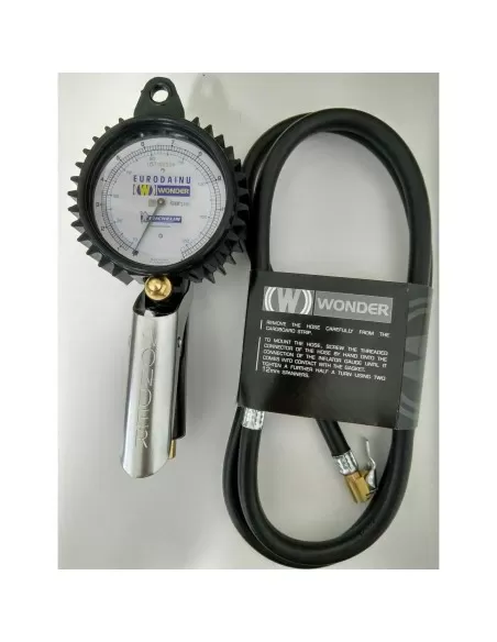 Pistola gonfiaggio wonder by MICHELIN bar psi manometro pneumatici gomme + raccordo ri4101