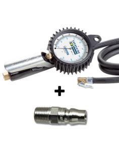 Pistola gonfiaggio wonder by MICHELIN bar psi manometro pneumatici gomme + raccordo rng4101