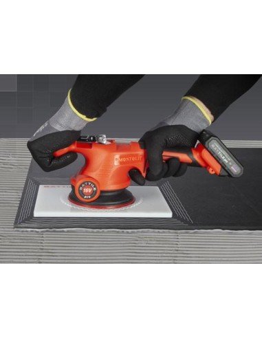 VENTOSA BATTENTE X PIASTRELLE LASTRE 2 BATTERIE 16V 2AH MONTOLIT BATTILE PRO 2B