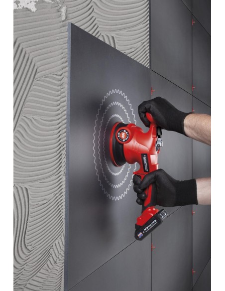 VENTOSA BATTENTE X PIASTRELLE LASTRE 2 BATTERIE 16V 2AH MONTOLIT BATTILE PRO 2B