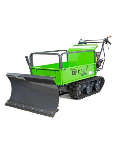 1 - Motocarriola a cingoli cingolata a benzina 196cc 300kg dumper Zipper zi-md300