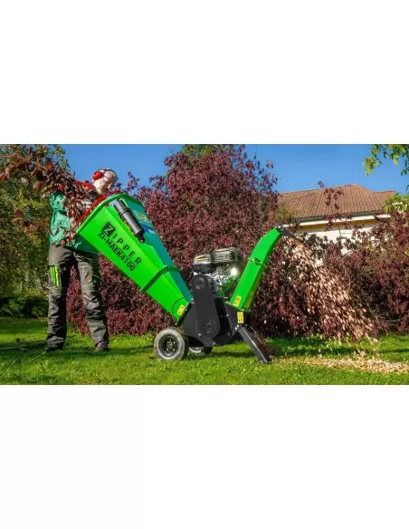 5 - Biotrituratore a scoppio Zipper zi-haek4100 4100w taglio 100mm