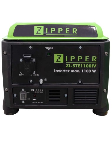 2 - Generatore di corrente inverter 1100w Zipper zi-ste1100iv