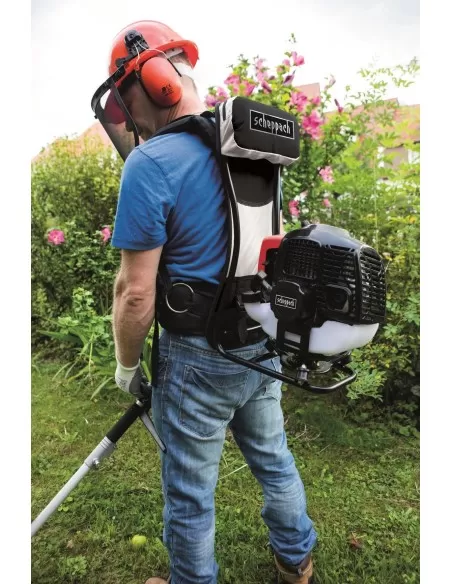 Decespugliatore a zaino scoppio multifunzione 4in1 51,7cc Scheppach mfh5300-4bp