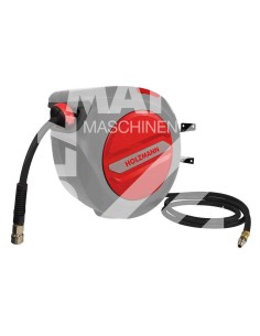 Avvolgitubo autorientrante tubo aria compressa 20mt holzmann lsr20air