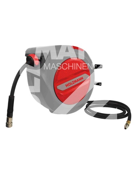 Avvolgitubo autorientrante tubo aria compressa 20mt holzmann lsr20air
