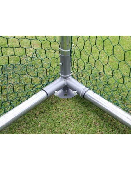 Gabbia per polli da esterno 3x8x2,5mt in acciaio zincato Zipper zi-cr382