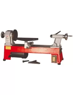 1 - Tornio da legno 600w 460mm da banco con variatore di velocita' holzmann d460