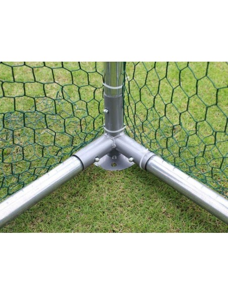4 - Gabbia per polli da esterno 3x4x2,5mt in acciaio zincato Zipper zi-cr342