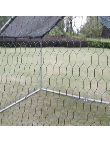 5 - Gabbia per polli da esterno 3x4x2,5mt in acciaio zincato Zipper zi-cr342