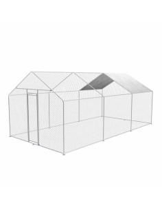 Gabbia per polli da esterno 3x6x2,5mt in acciaio zincato Zipper zi-cr362