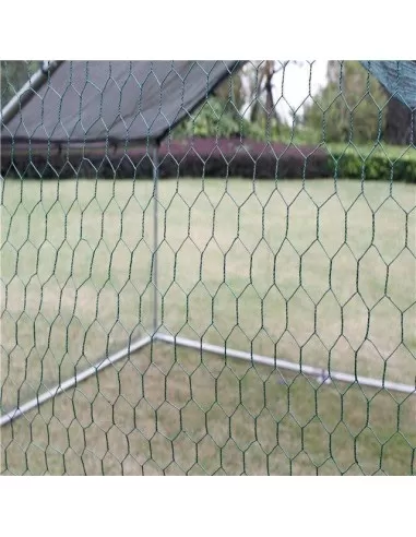 Gabbia per polli da esterno 3x6x2,5mt in acciaio zincato Zipper zi-cr362