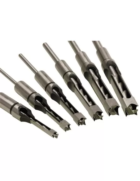 2 - Serie 6 pz scalpelli da legno scalpello punta quadrata holzmann stm26b