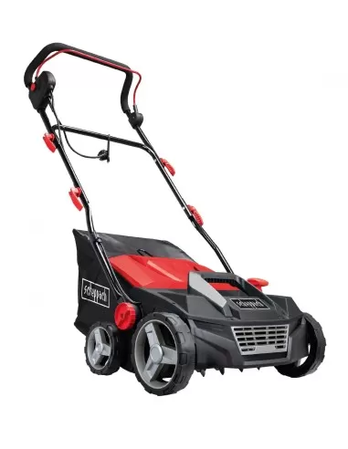 1 - Scarificatore elettrico 1600w 3 in 1 Scheppach sc38 cestello 45lt 16-24 lame